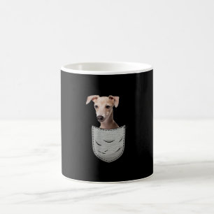 Italian Greyhound Whippet Chest Pocket For Dog Own Coffee Mug