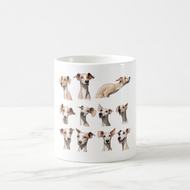 Italian Greyhounds Coffee Mug (Center)