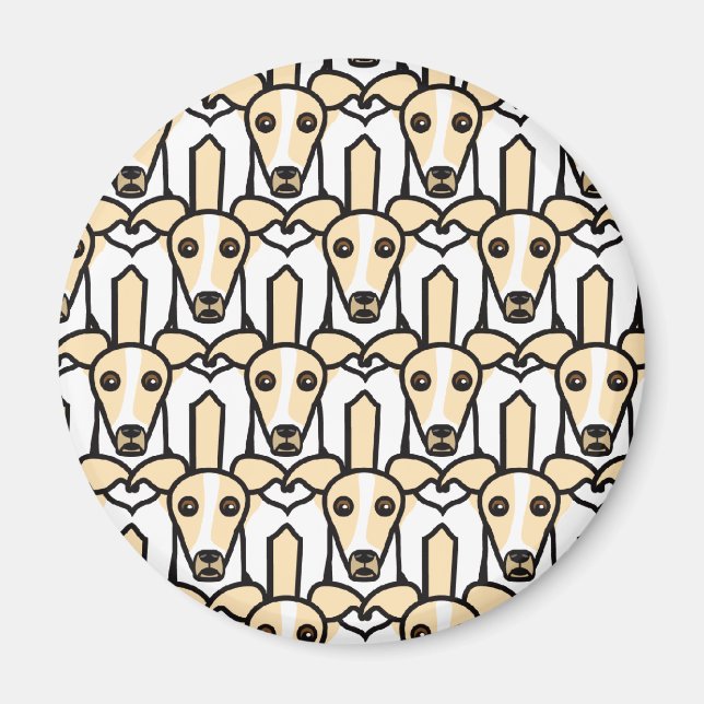 Italian Greyhounds Magnet (Front)