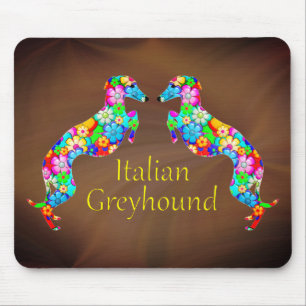Italian Greyhounds Mouse Mat