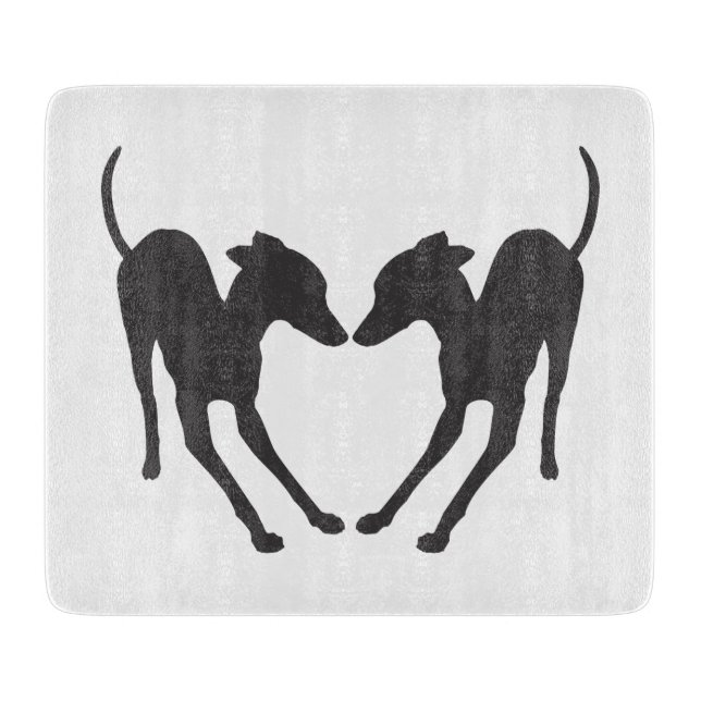 Italian Greyhounds Playful IGs Cutting Board (Front)