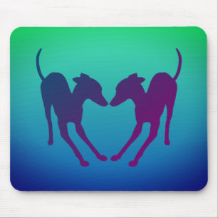 Italian Greyhounds Playful IGs Mouse Mat