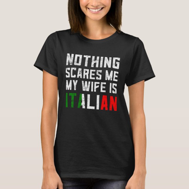 Italian Halloween Costume For Dad Italian Saying T-Shirt (Front)