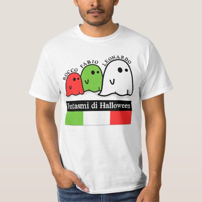 Italian Halloween Ghosts, Fantasmi di Halloween T-Shirt (Front)