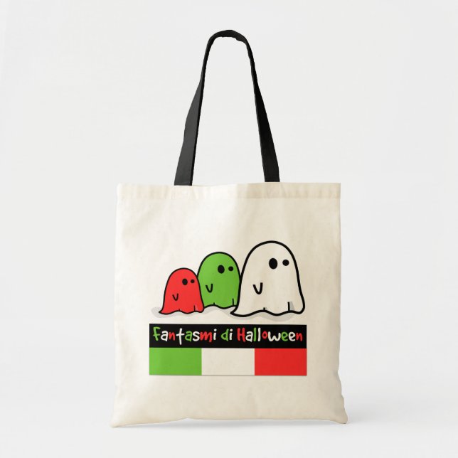 Italian Halloween Ghosts, Fantasmi di Halloween Tote Bag (Front)