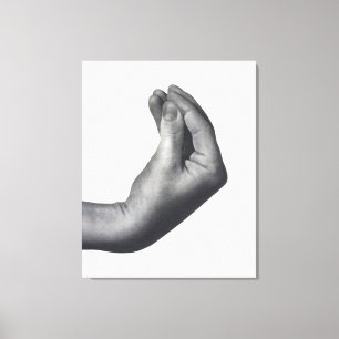 Italian Hand Canvas Print