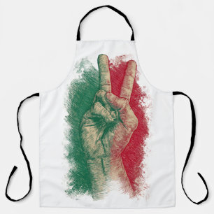 Italian Hand Gesture Sing Language Funny Italy Apron