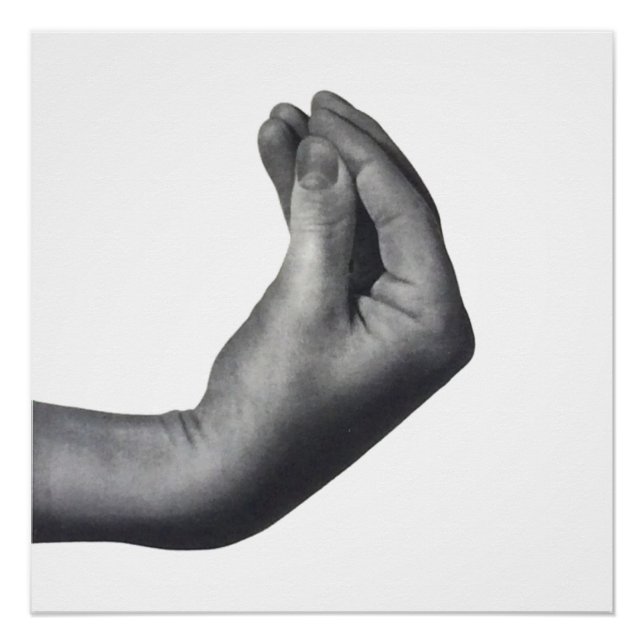  Italian Hand Poster (Front)