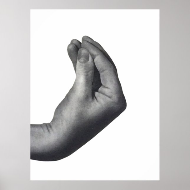 Italian Hand Poster (Front)