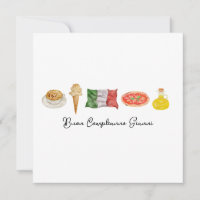 Italian Happy Birthday Card, Buon Compleanno Card,