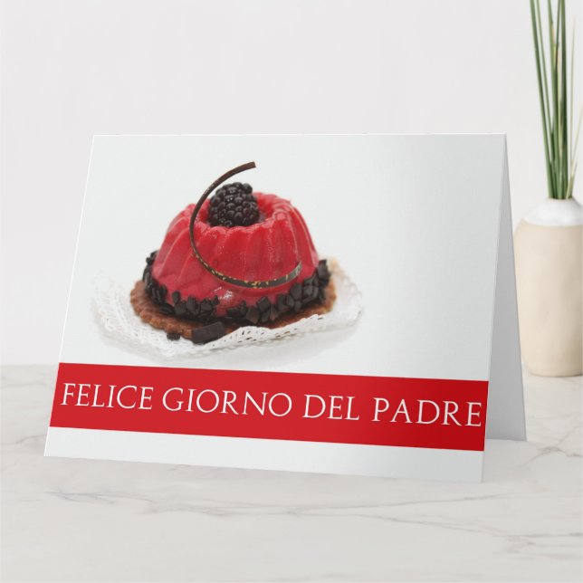 Italian Happy Father's day Card (Front)
