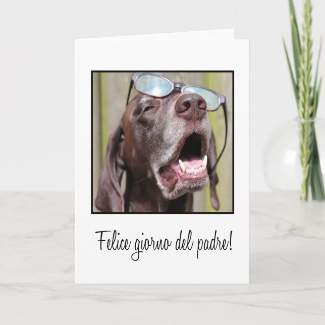 Italian Happy Father's day Card (Front)