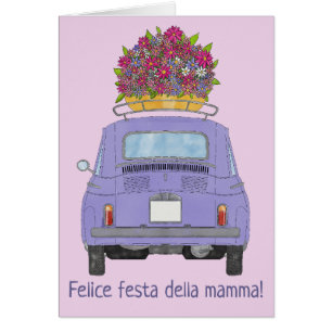 italian Happy Mother’s Day Fiat 500
