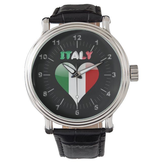 Italian heart watch (Front)