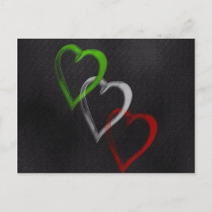 Italian Hearts Postcard