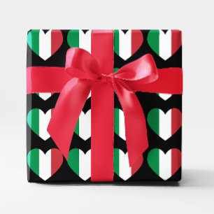 Italian Hearts Wrapping Paper