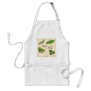 Italian Herbs, Basil, Oregano, Parsley, Garlic Standard Apron