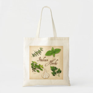 Italian Herbs, Basil, Oregano, Parsley, Garlic Tote Bag