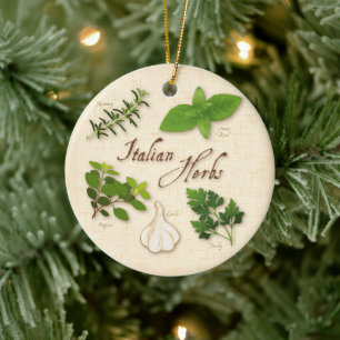Italian Herbs Ornament