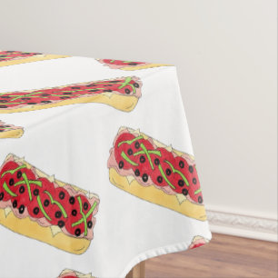 Italian Hoagie Submarine Sandwich Sub Shop Tablecloth