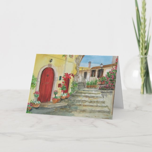 Italian Holiday Greeting Card (Front)