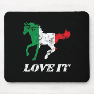Italian Horse Riding Horseck Rider Equestrian Pony Mouse Mat