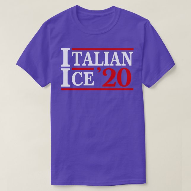 Italian Ice 2020 Italia Food Italy Italiano T-Shirt (Design Front)