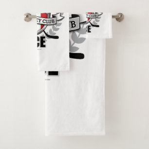 Italian Ice Hockey Bath Towel Set