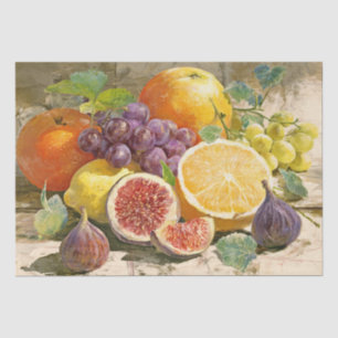Italian-inspired fruit collage Tissue Paper