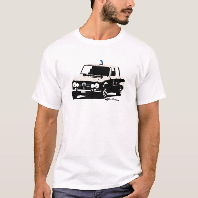 Italian Job Police Car T-Shirt (Front)