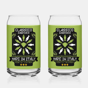 Italian Kitchen Can Glass