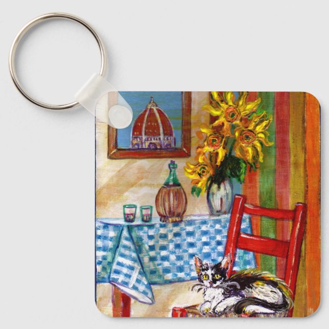ITALIAN KITCHEN IN FLORENCE KEY RING (Front)
