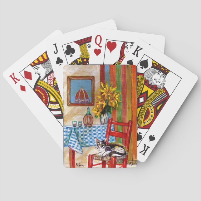 ITALIAN KITCHEN IN FLORENCE PLAYING CARDS (Back)