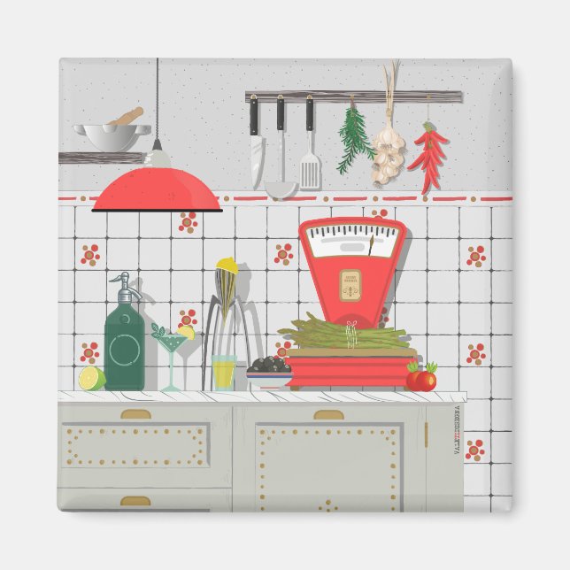 Italian kitchen magnet (Front)