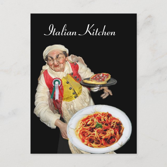 ITALIAN KITCHEN  Recipe Postcard (Front)