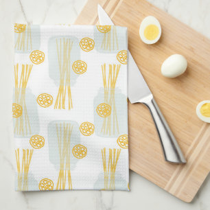 Italian Kitchen Spaghetti Noodles Mason Jars Tea Towel