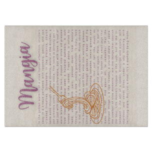 Italian Kitchen Wall Art   “Mangia” Food Quote Cutting Board