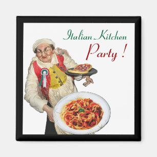 ITALIAN KITCHEN ,white Magnet