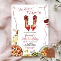 Italian La Dolce Vita Adult Woman Birthday 