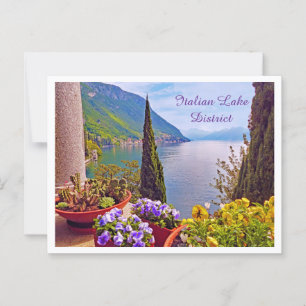 Italian Lake District Postcard