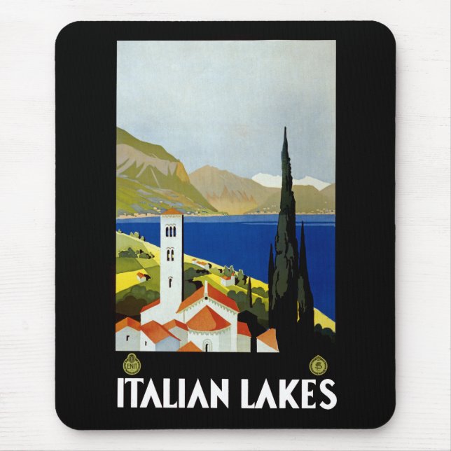 Italian Lakes Mouse Mat (Front)