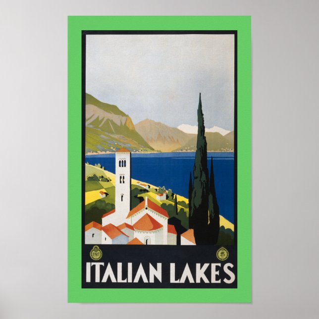 Italian Lakes Poster (Front)