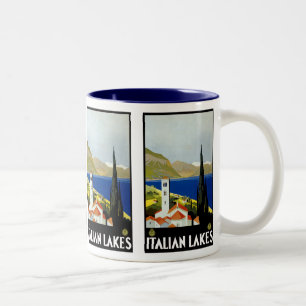 Italian Lakes Two-Tone Coffee Mug
