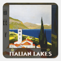 Italian Lakes Vintage Travel Italy