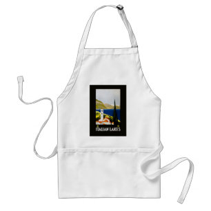 Italian Lakes Vintage Travel Italy Standard Apron