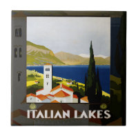 Italian Lakes Vintage Travel Italy