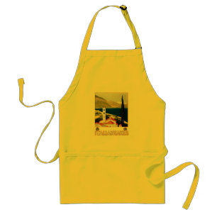 Italian Lakes Vintage Travel Poster Art Standard Apron
