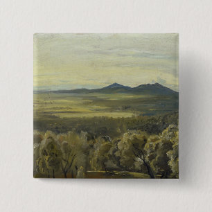 Italian Landscape, 1833 15 Cm Square Badge