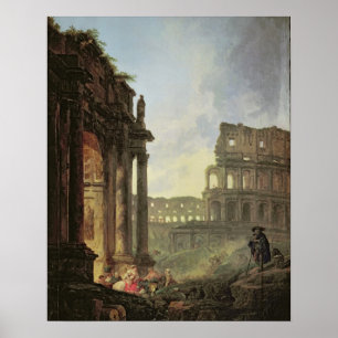 Italian landscape poster