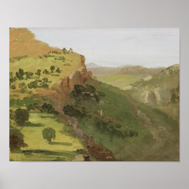 Italian Landscape — Thomas Cole Art Print (Front)